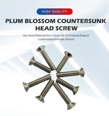 SS304 roestvrij staal Vlakkop Torx Socket Cup Beveiligingsschroef met ISO-standaard