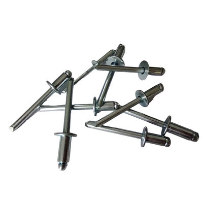 IJzeren ronde kop blinde klinkers 4,8 mm lengte voor industriële toepassingen met hoge sterkte