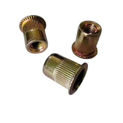 Zilveren zinkgeplatte koolstofstaal met draad, open klinknagel, voor industriële toepassingen