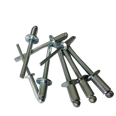 3.0mm Open End Blind Rivets voor natuur/kleur ijzeren ronde kop Rivets in heldere afwerking