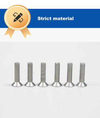 op maat gemaakte metalen roestvrij staal csk countersunk schroef plat hoofd torx schroef met pan hoofd