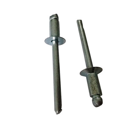 6.4mm Open End Countersunk Head Blind Rivets in wit voor gemakkelijke installatie van ijzer