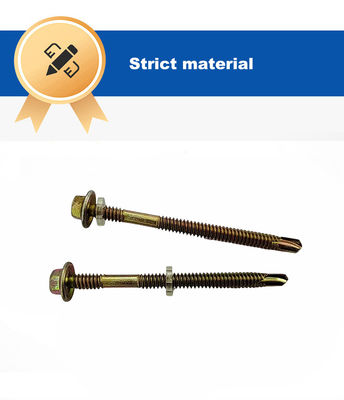 Gegalvaniseerde self-tapping dakschroef voor hoge sterkte binding in metrische prestaties