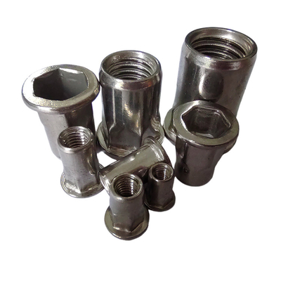 Roestvrij staal 304 8-18 Half Hex Rivet Nut voor meubels en gemakkelijker installatie