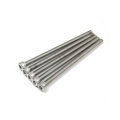 A-niveau roestvrij staal DIN912 halfdraad Hex Socket Schroeven hoge sterkte