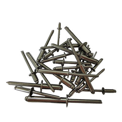 Standaard DIN 4.8mm Open End Blind Rivets Rounde kop van roestvrij staal