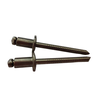 Standaard DIN 4.8mm Open End Blind Rivets Rounde kop van roestvrij staal