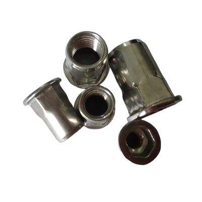 Flat Head Semi-Hex Blind Rivet Nut voor automotive OEM in de gezondheidszorg