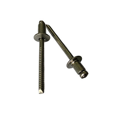 12 mm Open End Blind Rivets Rounde kop van roestvrij staal Wit standaard Rivet Hoge sterkte