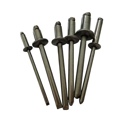 12 mm Open End Blind Rivets Rounde kop van roestvrij staal Wit standaard Rivet Hoge sterkte