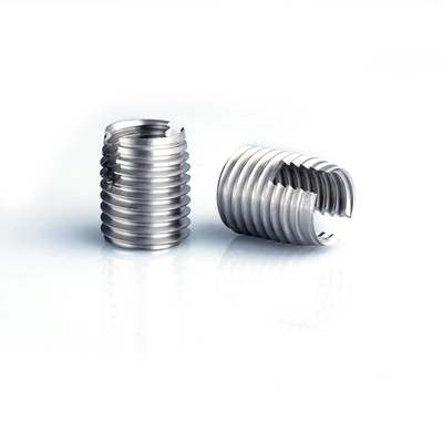 316L M2 M3 M4 M5 M6 M8 M10 Helicale reparatie Slotted roestvrij staal Messing zelf tapend draad insetsnoot
