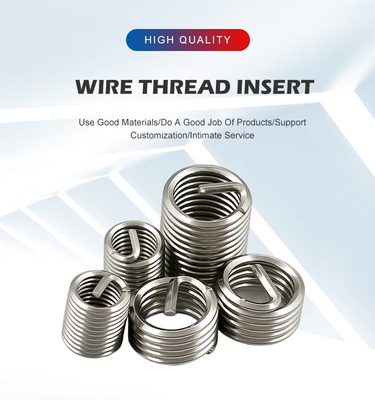 Gedrukte mouw interne en externe draad metric draad insert met RoHS-certificaat