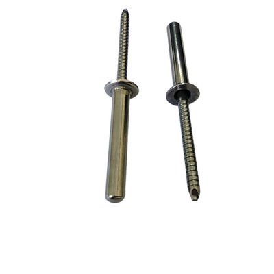 3.2mm/4.0mm/4.8mm/6.4mm Roestvrij staal tegenzinken blinde klinknagel in heldere afwerking