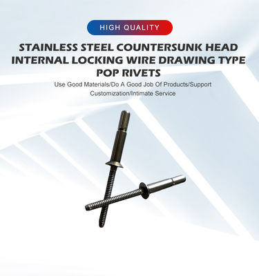 Bestseller Blind Rivets Steel Countersunk Head Interlock Rivet met heldere afwerking