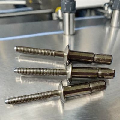 DIN Standard Unlock Type Blind Rivets voor OEM ODM Round Head Semi-tubular Rivet Steel