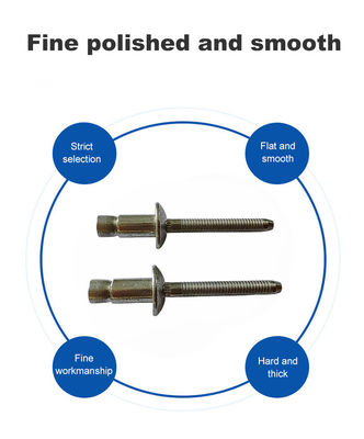 4.8mm Diameter 304 roestvrij staal Mono Bolt Blind Rivet voor de zonne-energie industrie