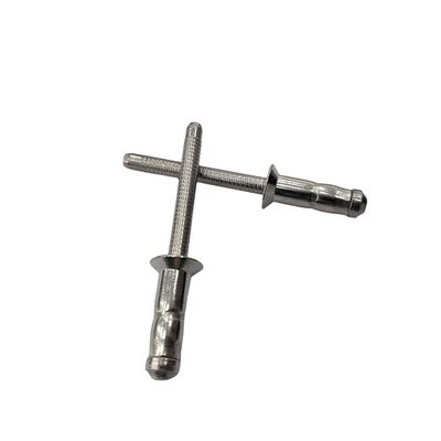 Structurele klinkers van roestvrij staal blinde klinkerskoepelkop platte kop met ongecoate afwerking