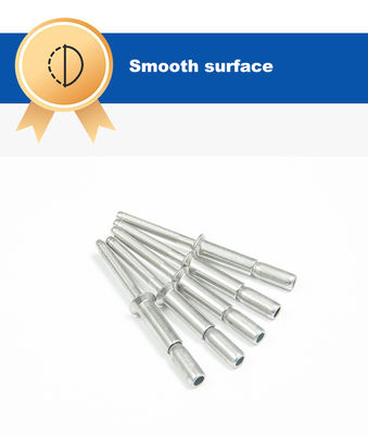 Open einde roestvrij staal blinde klinker plat hoofd vlakke afwerking SS304 SS316 Structurele