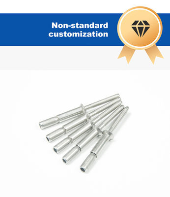 Open einde roestvrij staal blinde klinker plat hoofd vlakke afwerking SS304 SS316 Structurele