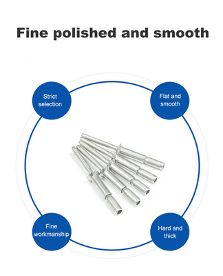 Plain Finish Flat Round Countersunk Head Cup Type Draw 304 Roestvrij staal Blind Rivet