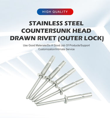 Structurele Multigrip Blind Rivets 4.8 6.4mm Dome Head Roestvrij staal Countersunk Hea