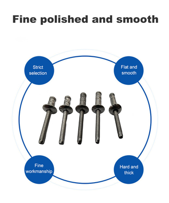 Roestvrijstalen koepelkop 4.8 mm 7.8 mm blinde klinkers voor een veilige en duurzame bevestiging