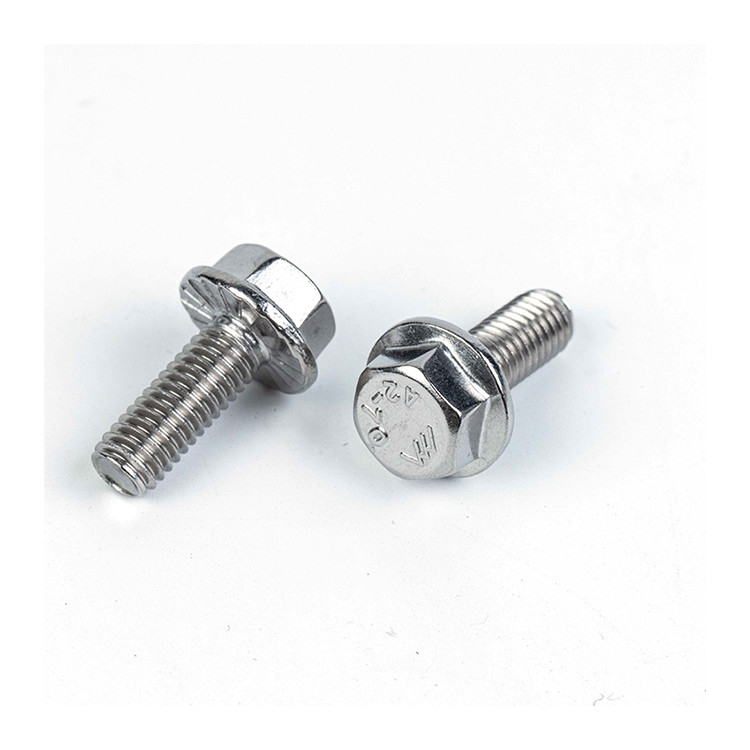Roestvrij staal M4 M6 M8 M10 M12 DIN6921 Klasse 4.8.8.8 10.9 12.9 Hex flens hoofdbout