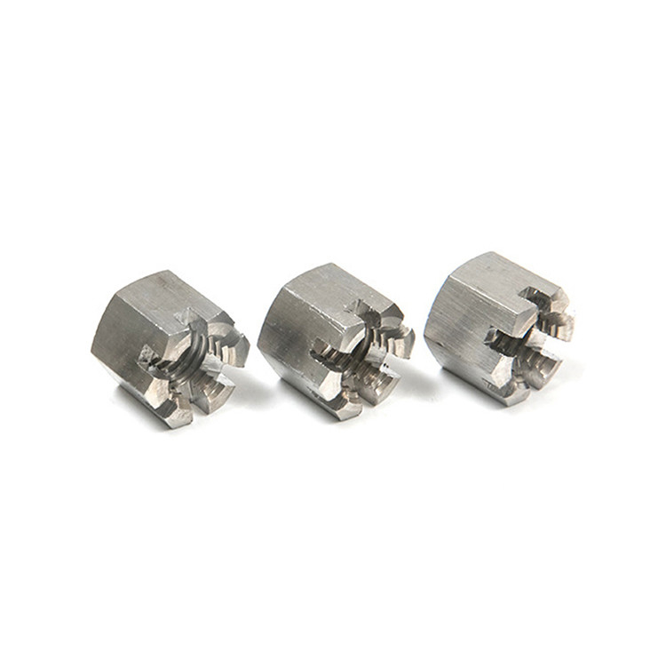 Bevestiging gemakkelijker gemaakt met DIN935 Type A flens van roestvrij staal M30 Hex Castle Nut