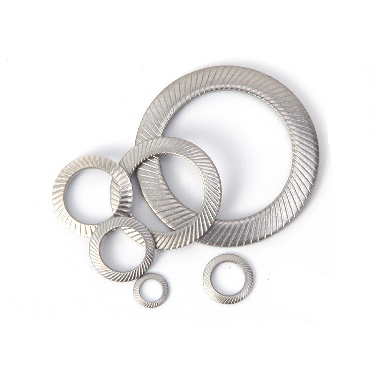 Plain Finish DIN roestvrij staal 304 wedge locking washer M4 M5 M6 M8 M10 M12 M16