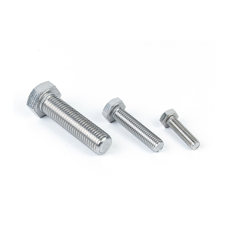 Full Thread Hex Head Bolts in GB standaard roestvrij staal voor aangepaste toepassingen