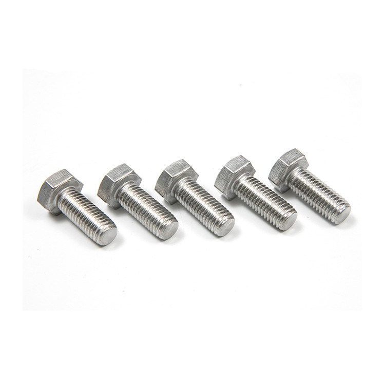 Plain Finish High Strength Alloy Steel Fixing Screws Connecting Bolts voor zware werkzaamheden