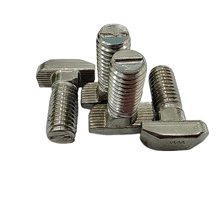 304 roestvrij staal kanaal T-bouten industrie M6/M8 T hoofdbouten schroeven voor aluminiumprofiel