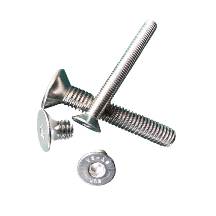 Plain Finish A-niveau Sterkte Custom A2 roestvrij staal Splijtmontage Cylindrische kop Hex Socket Machine Schroef