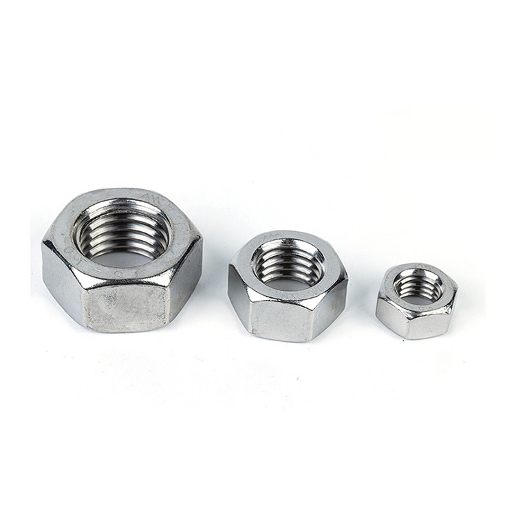 Standaard anti-corrosief roestvrij staal 304 316 Hexagon Nut voor de detailhandel