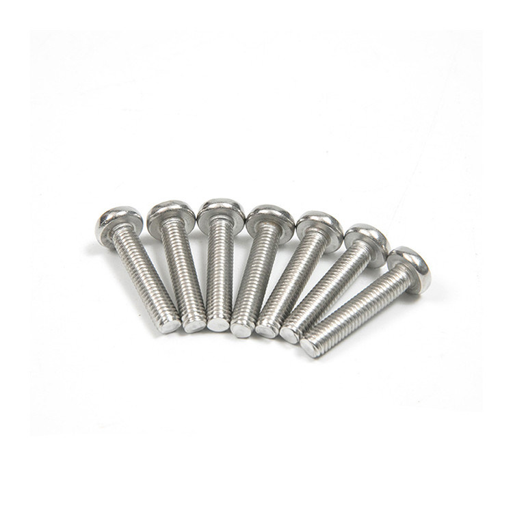 DIN JIS ISO roestvrij staal Phillips Pan Machine Head Bevestigingsschroef Kruis ingebouwde schroeven