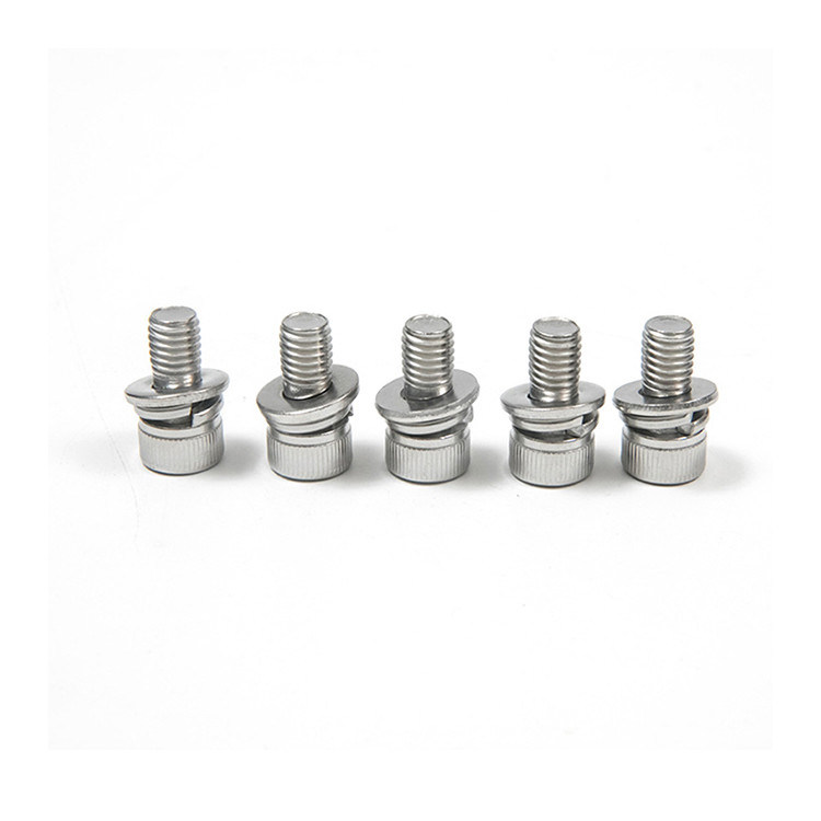 100% geïnspecteerd M5 M6 M8 roestvrij staal Allen hoofdkap schroef met wasmachine assortiment