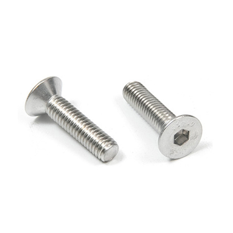 HEX Metric M4 M5 M6 M8 M10 Aluminium sokken schroeven met roestvrijstalen pan kopvorm