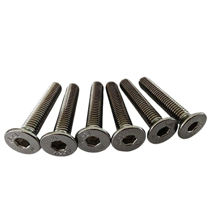 Volledige draad Type INCH Meting Roestvrij staal 304 Countersunk Head Flat Head Schroeven