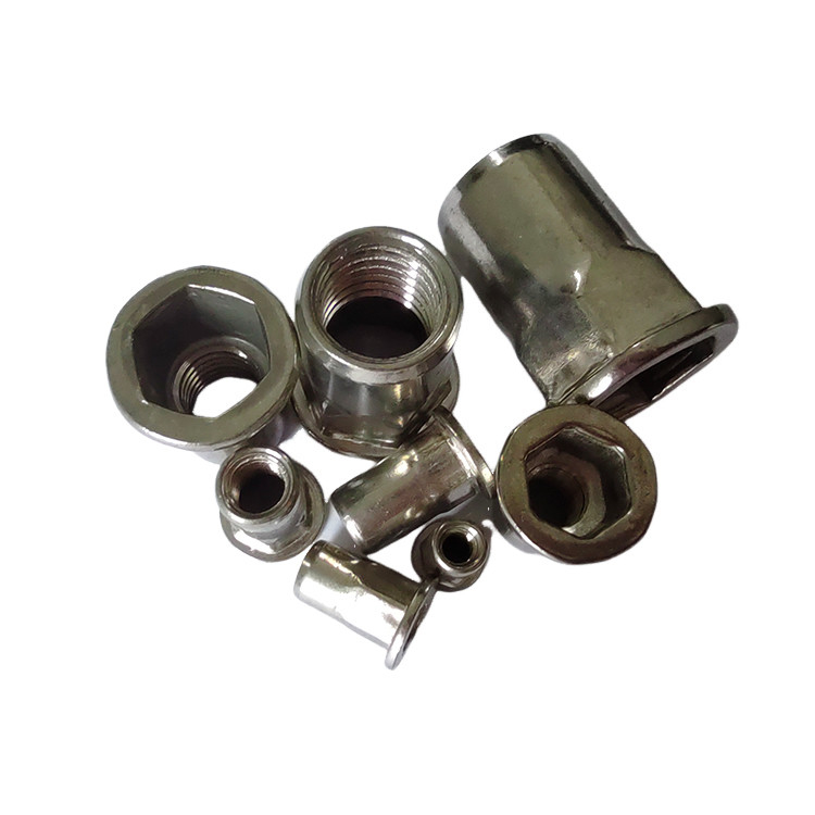 Roestvrij staal 304 8-18 Half Hex Rivet Nut voor meubels en gemakkelijker installatie