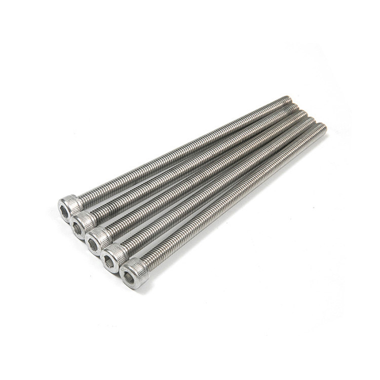 A-niveau roestvrij staal DIN912 halfdraad Hex Socket Schroeven hoge sterkte