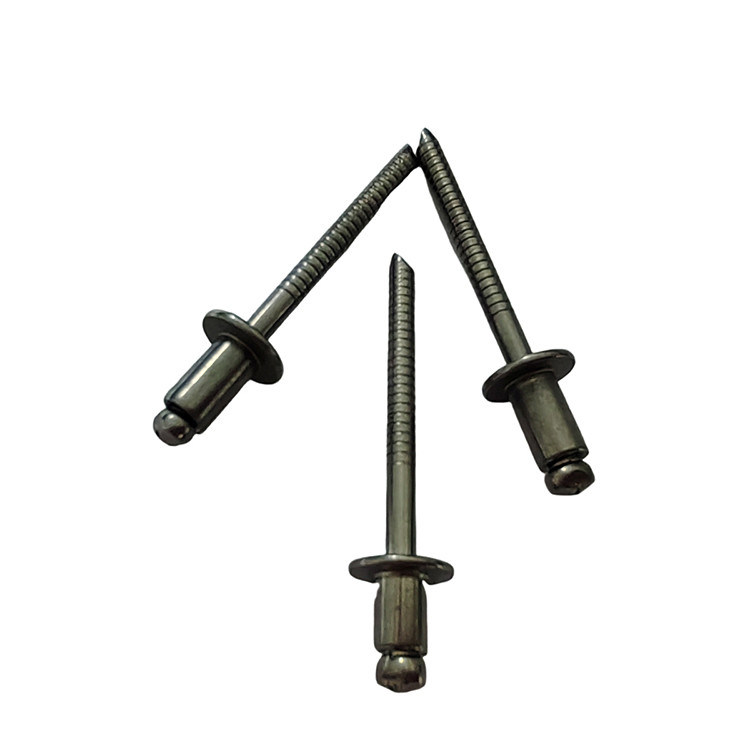 Standaard rivet 6,4 mm open eind blinde ronde kop roestvrij staal voor gemakkelijke installatie