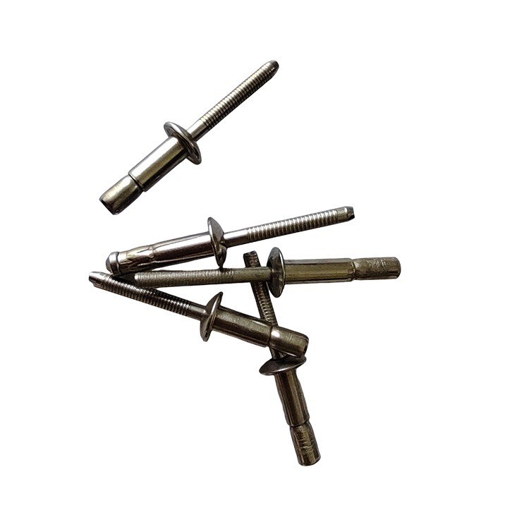 DIN-standaard uni-grip blinde klinknagel met koepelkop en ontgrendeling in roestvrij staal