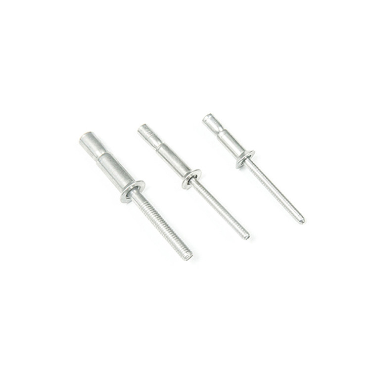 Vlekvrye staal 304 Open End Flat Head Solid Metal Blind Rivet voor de auto-industrie