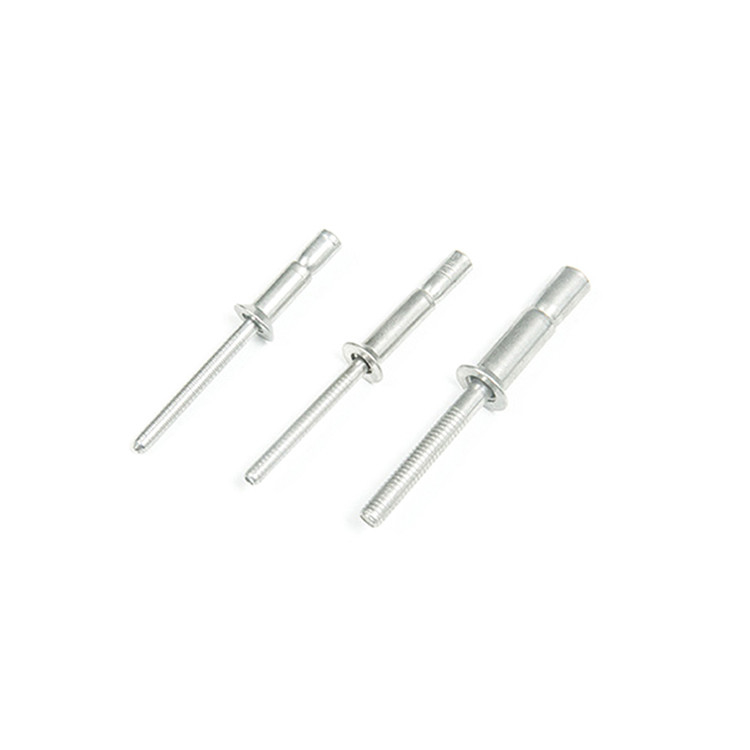 Blind Rivets 4,8 mm 6,4 mm Interlock Steel Dome Head Monobolts Cup Type Plain Finish