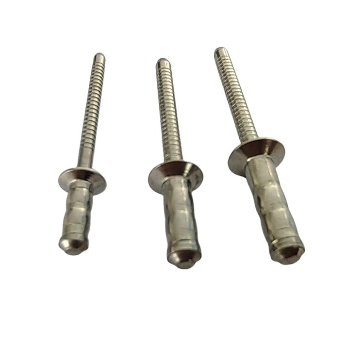 Vlekvrye staal enkelvoudige trommel rivetten 2,4 mm 3,2 mm 4 mm 4,8 mm 6 mm Custom open type diameter