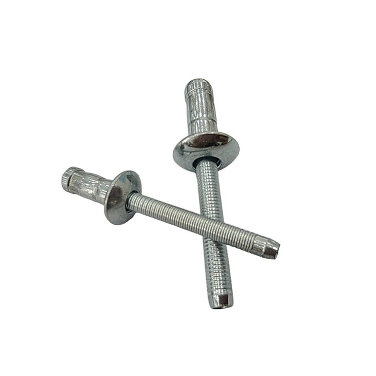 Eenmalige service op maat Open type kraag Carbon Steel Open End Solid Metal Rivets